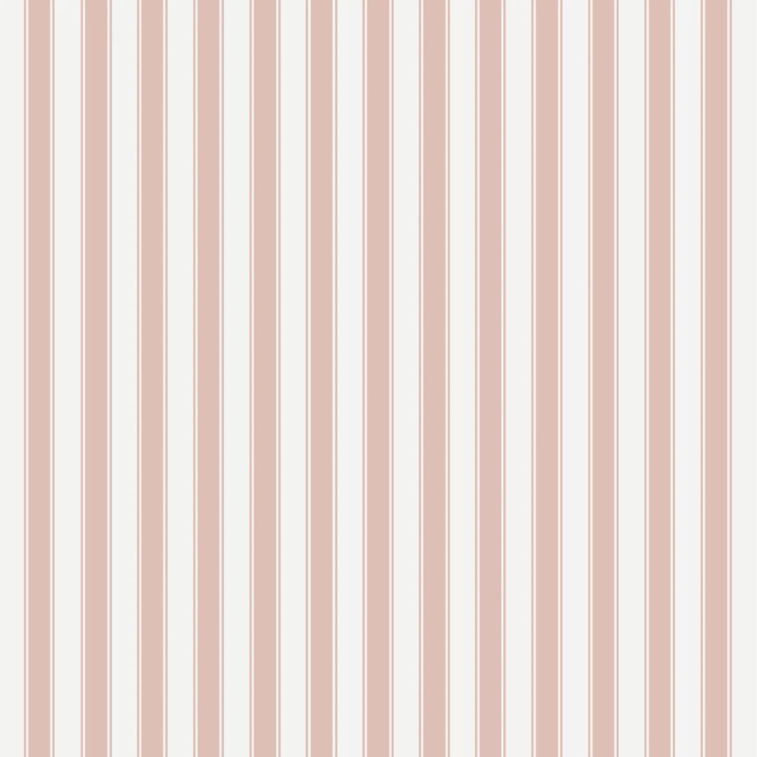 French Stripes Rose - Summer Gray