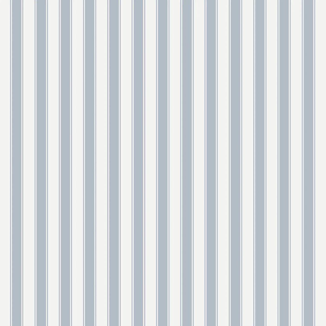 French Stripes Blue - Summer Gray