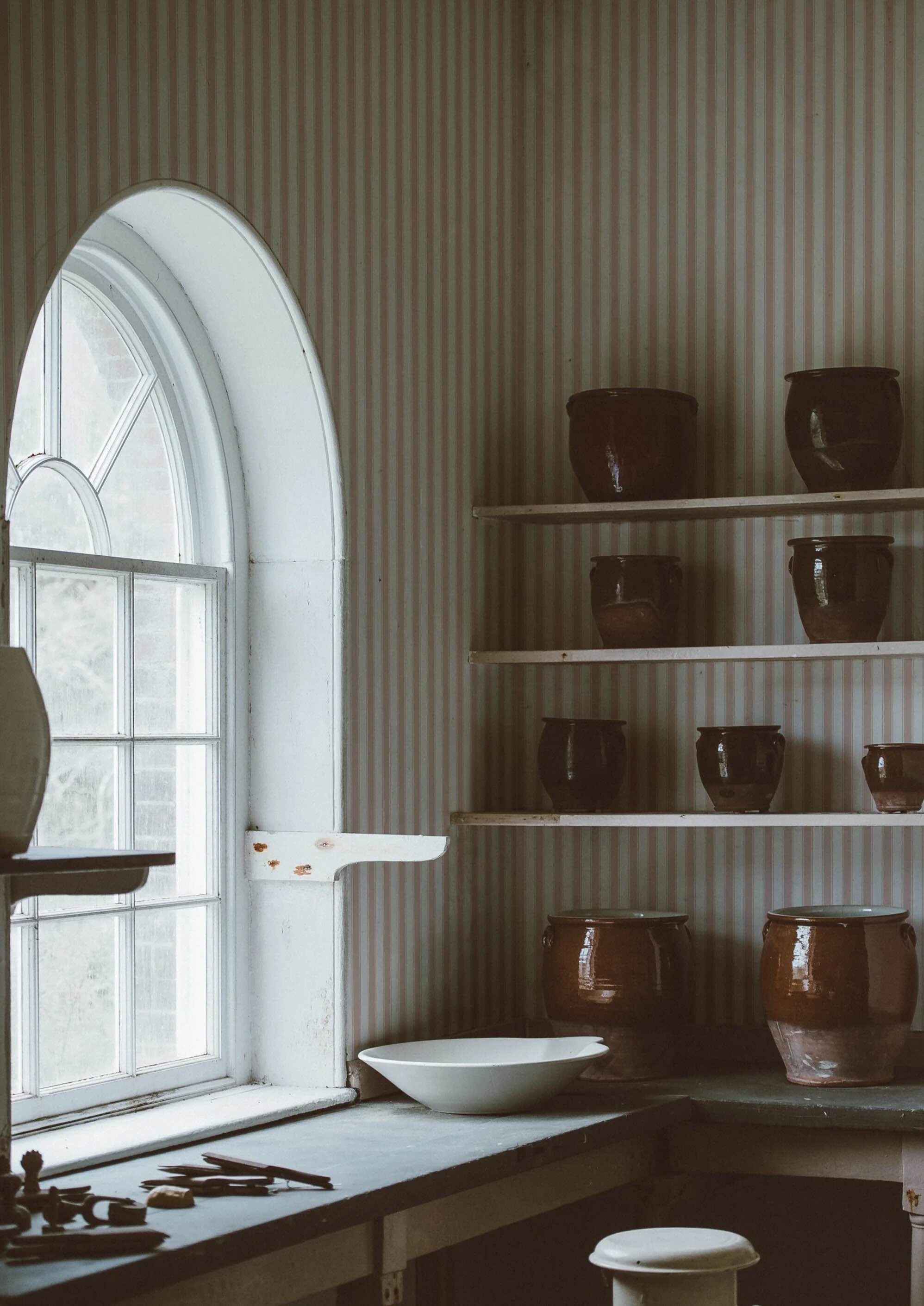 French Stripes Rose - Summer Gray