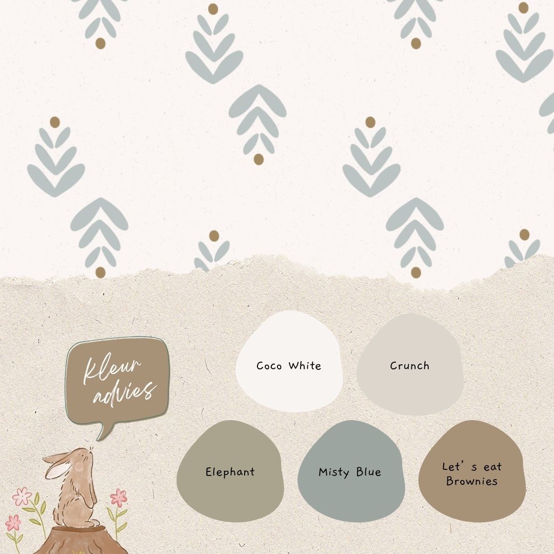 Kleuradvies Cappuccino blauw