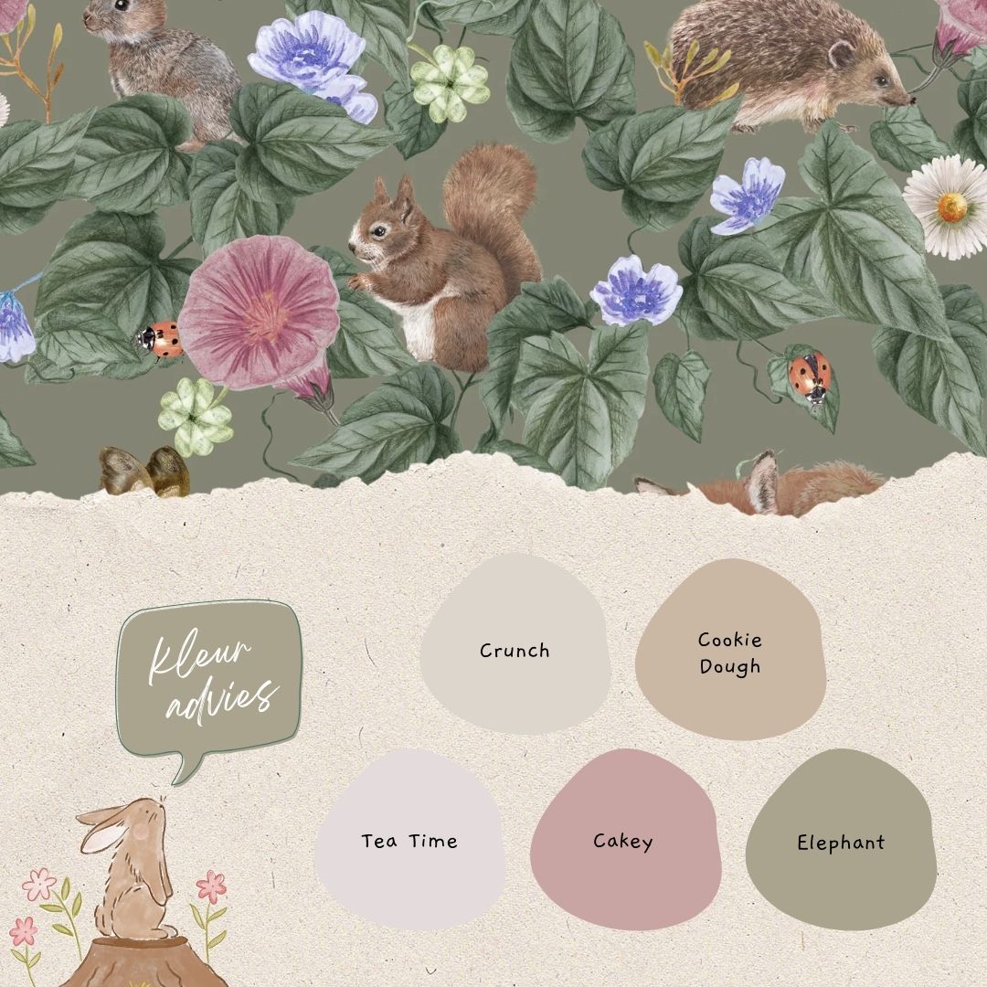 Forest Lullaby Moss - Summer Gray