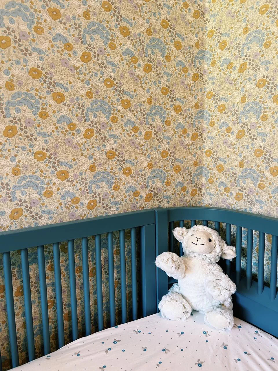Doris Blue & Mustard - Summer Gray