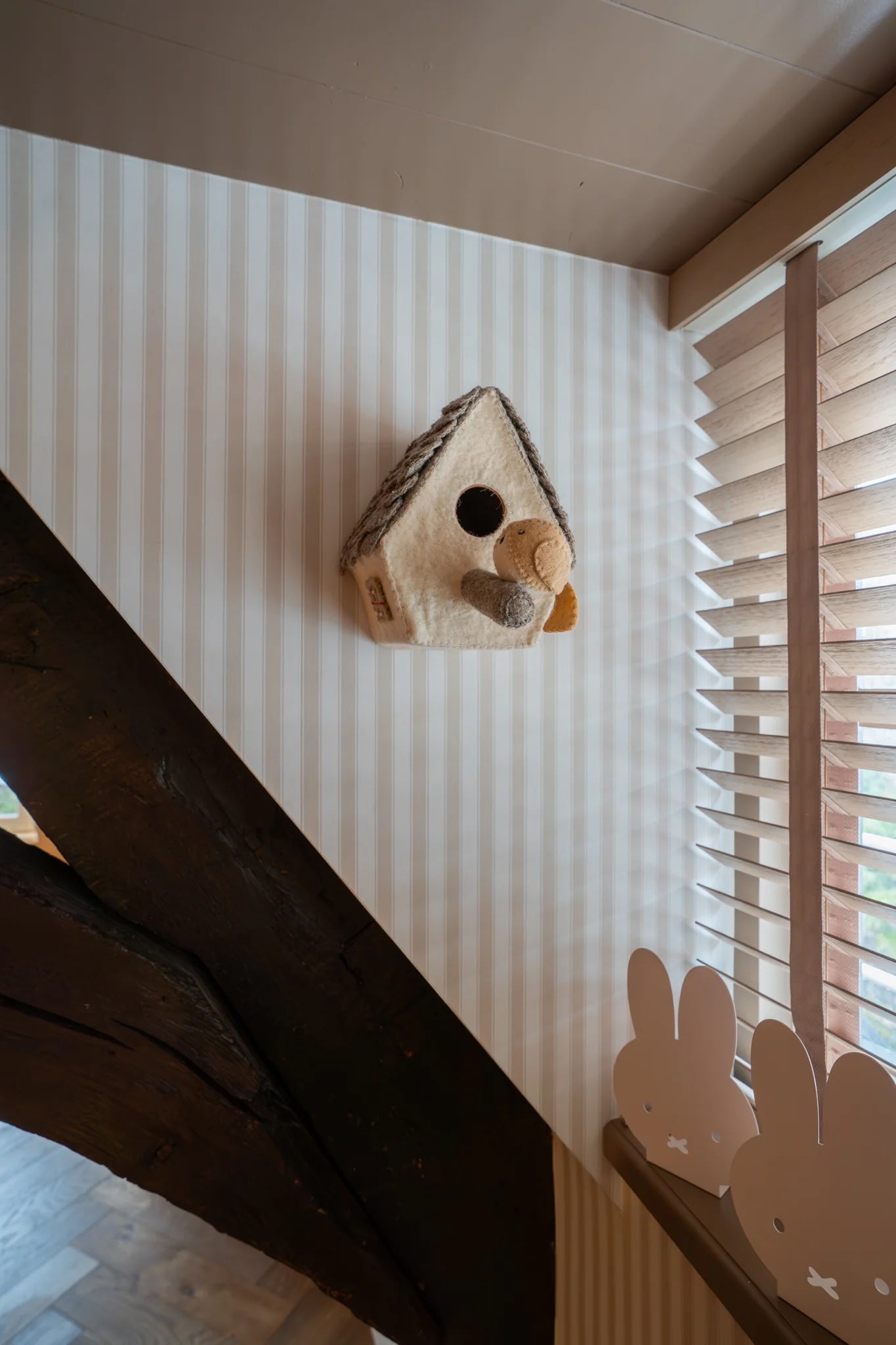 French Stripes Beige - Summer Gray