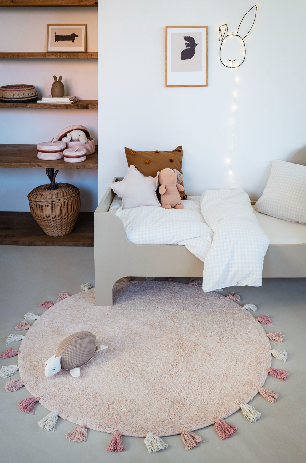 Tapis rose Sara