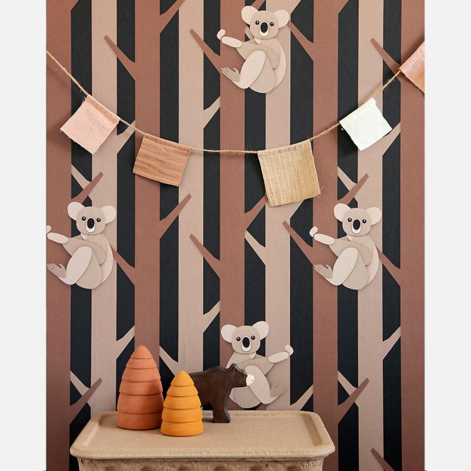 Papier peint Koala choco - Studio Ditte