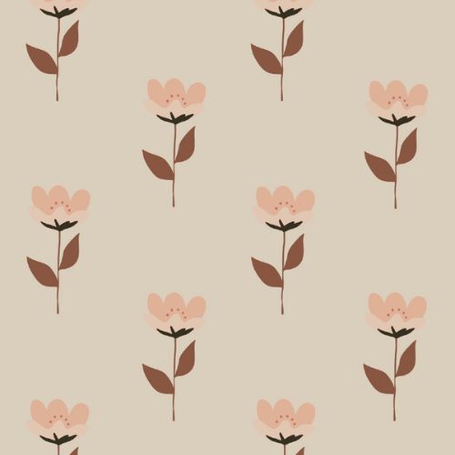 Retro Blume rosa - Bibelotte