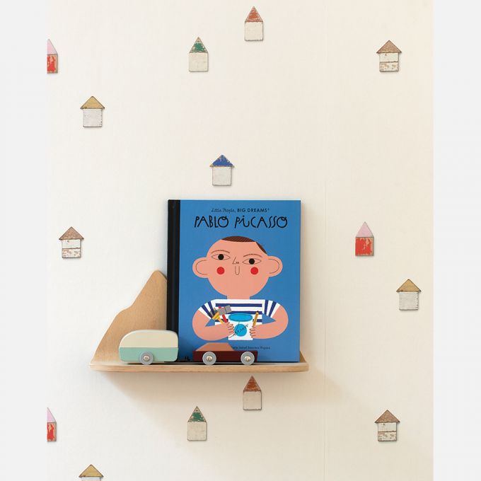 Strandhuisjes behang - Studio Ditte