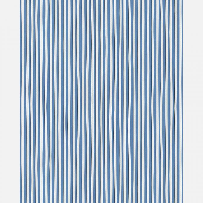 Striped wallpaper Paris blue - Studio Ditte
