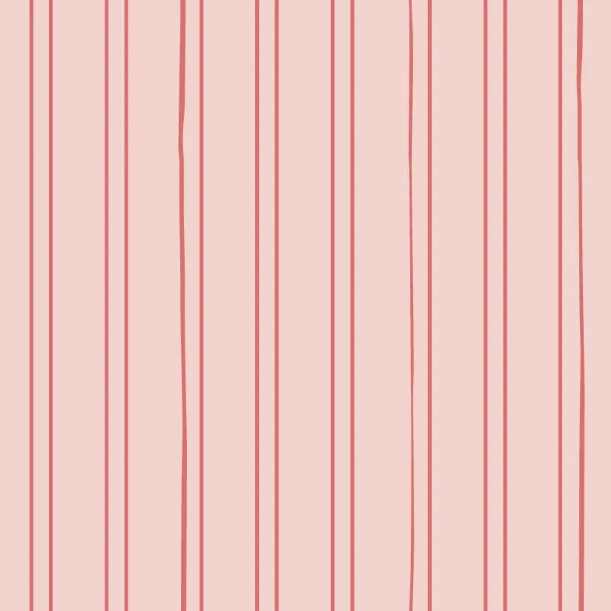 Behang Gestreept Koraal - Bibelotte