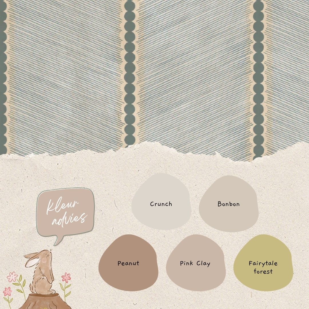 Chevron Denim blauw - Bibelotte