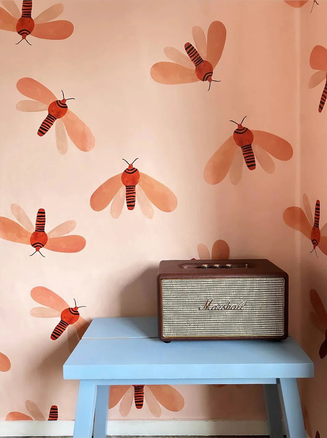 Kinderkamer behang Moth Natural | Meet Me at the Wall