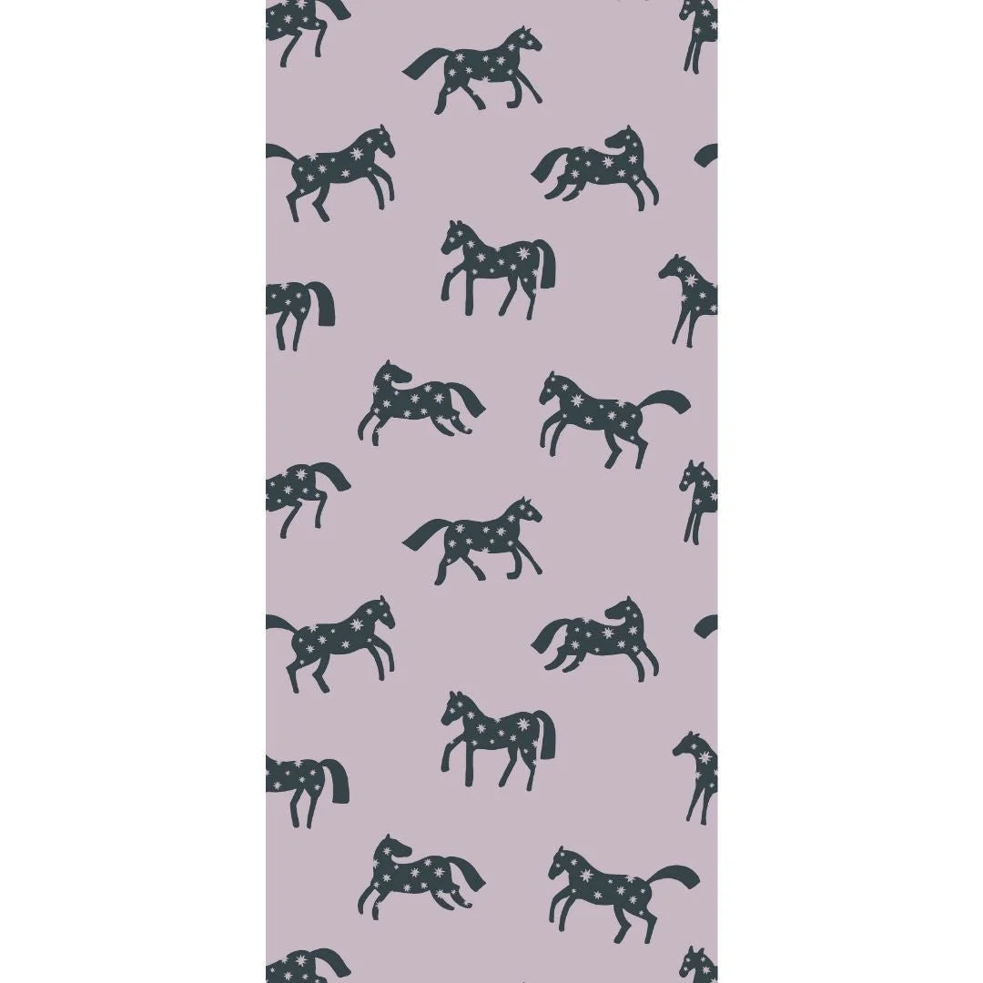 Kinderkamer behang Magic Horses Lilac | Meet Me at the Wall