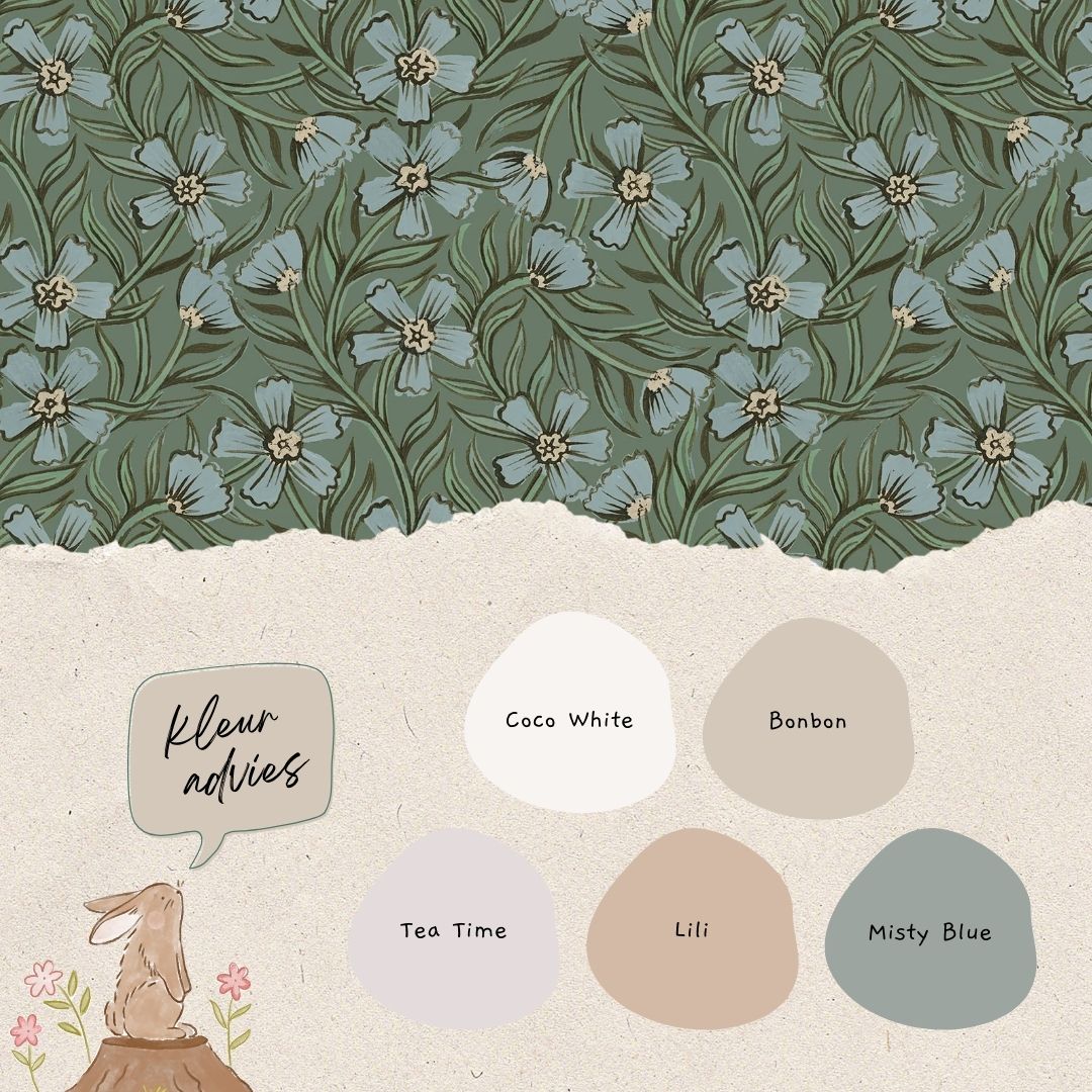 Sweet India Blue &amp; Green - Summer Gray