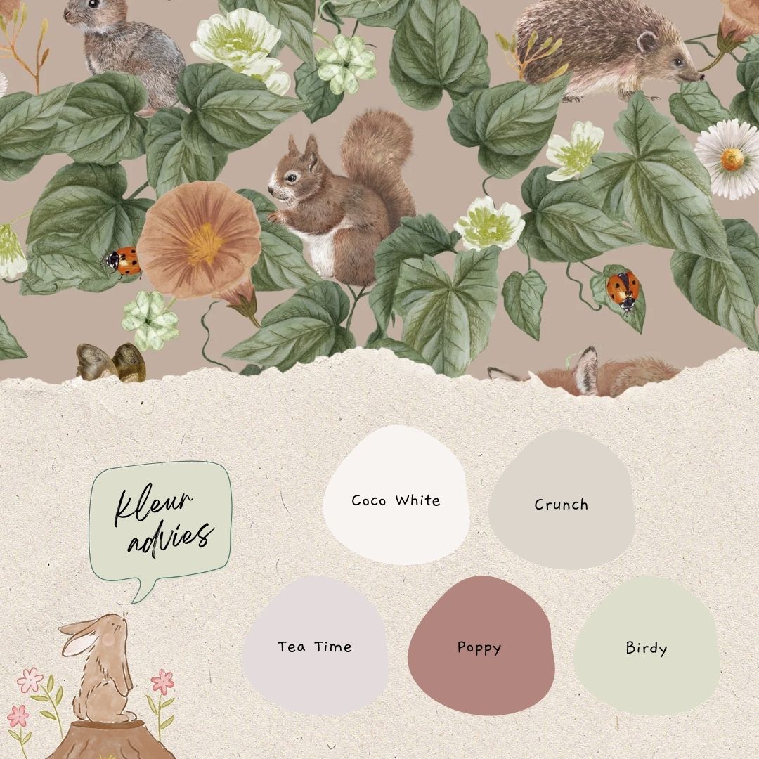 Forest Lullaby Dusty Rose - Summer Gray