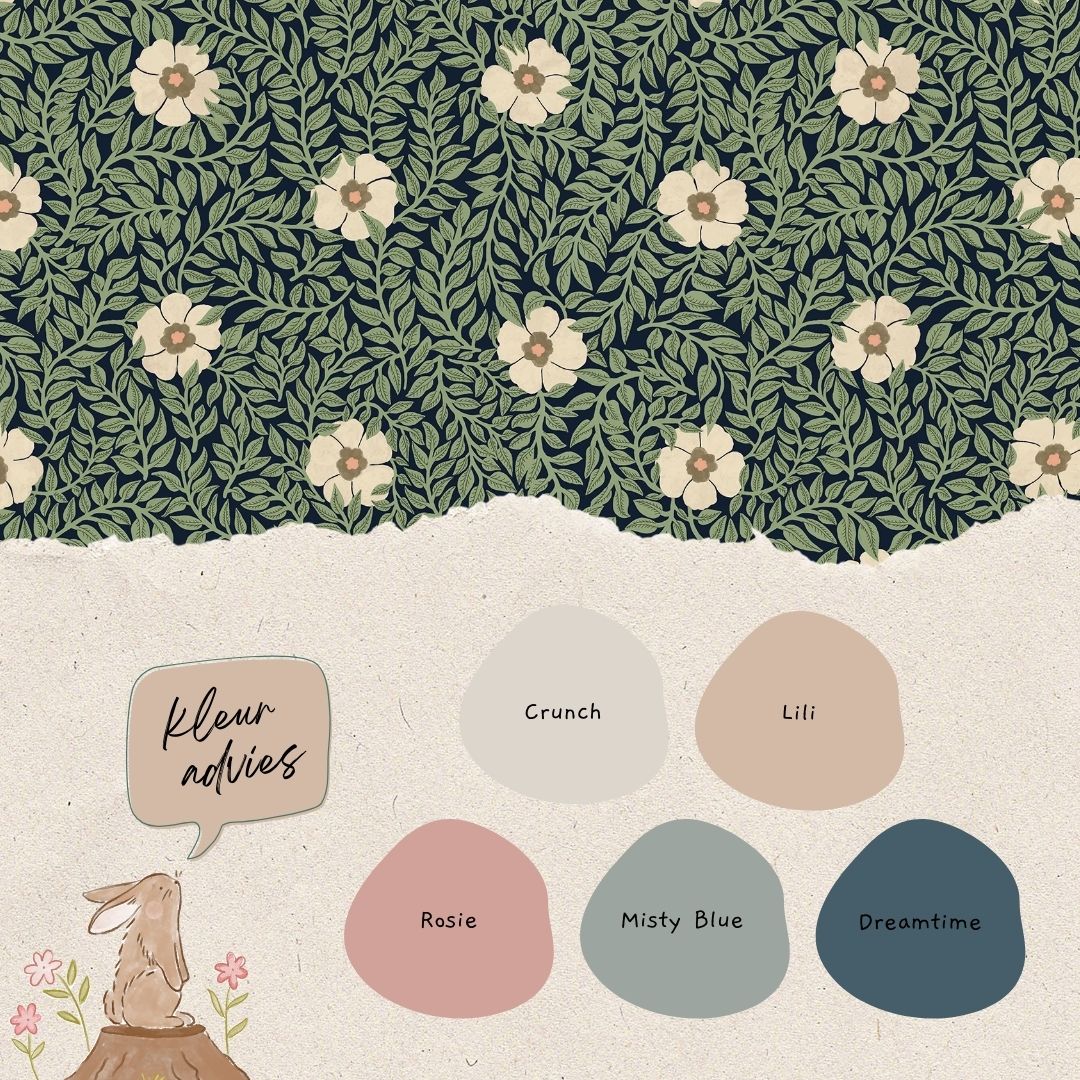 Kicki Green &amp; Cream - Summer Gray
