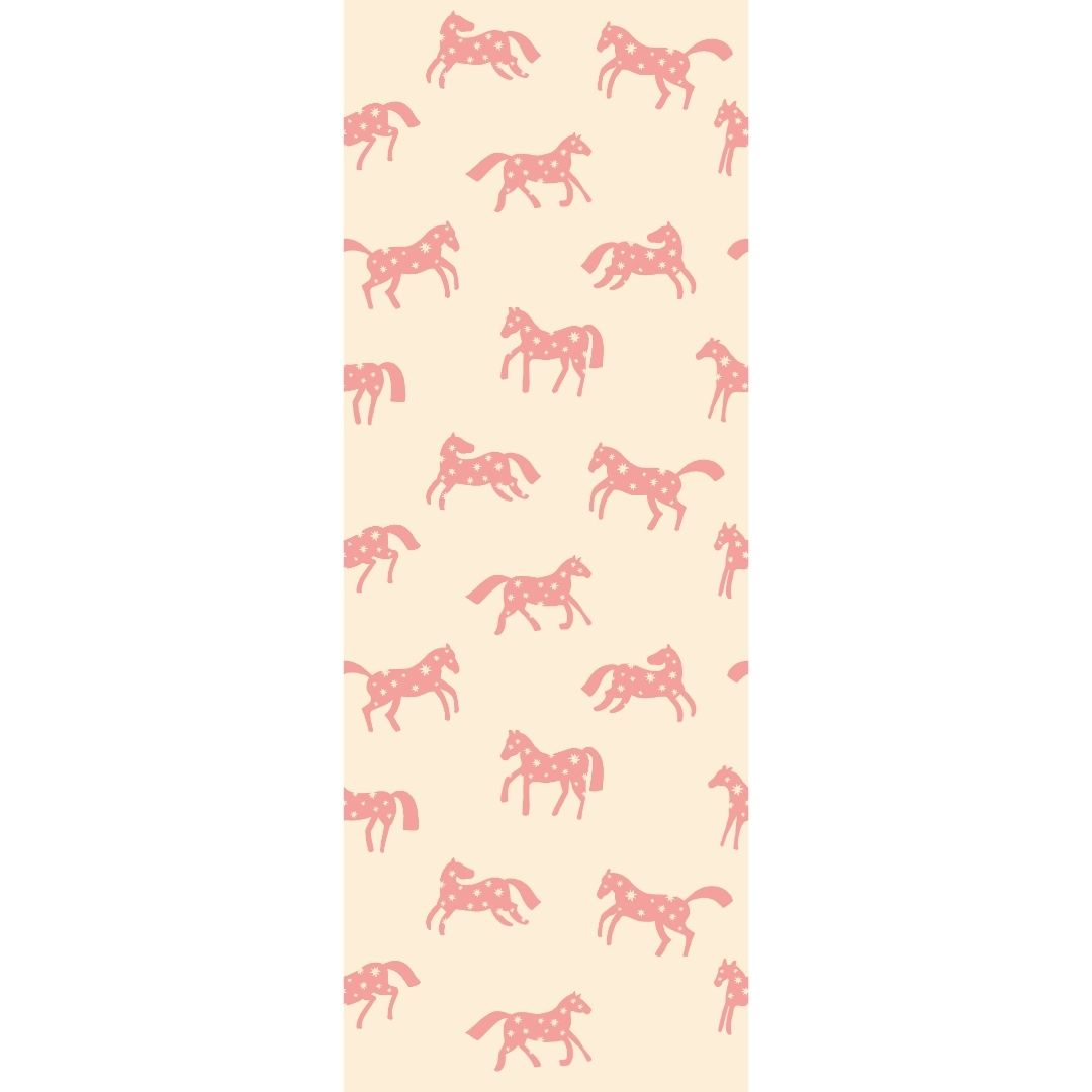 Wallpaper Meet me at the Wall - Magic Horses - Cream - Joëlle Wehkamp