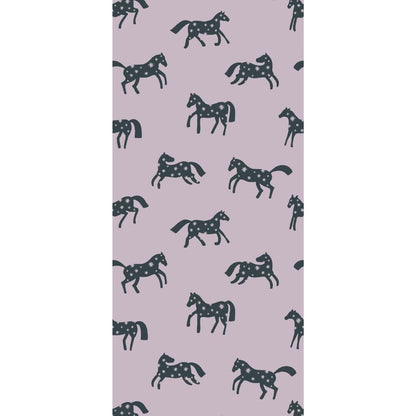 Wallpaper Meet me at the Wall - Magic Horses - Lilac - Joëlle Wehkamp