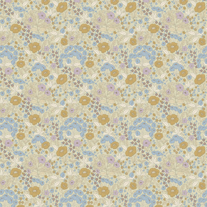 Doris Lilac &amp; mustard - Summer Gray