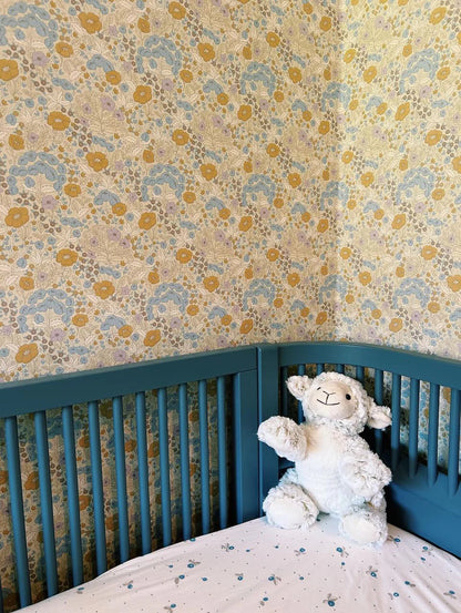 Doris Lilac &amp; mustard - Summer Gray