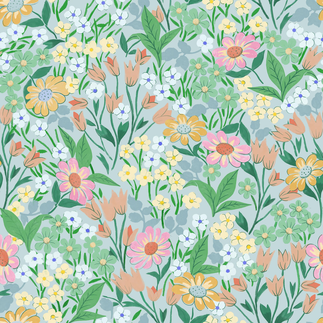 Climbing Rose Blue - Summer Gray
