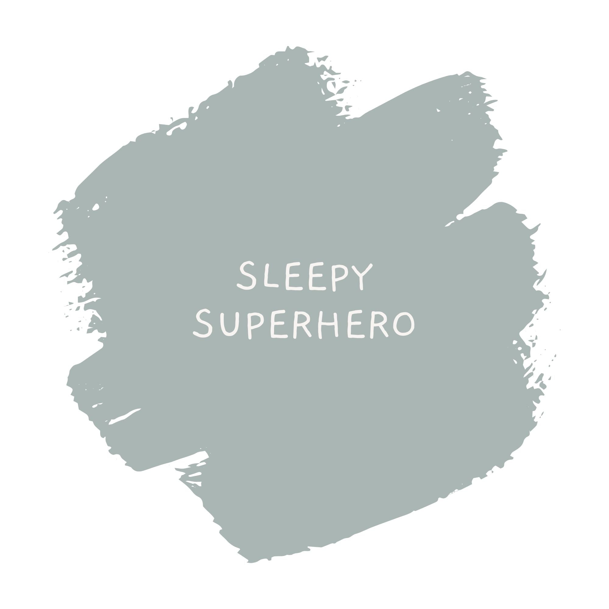 Verf Sleepy Superhero