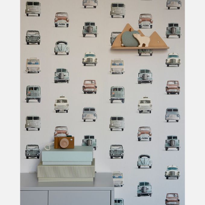 Auto behang licht grijs - Studio Ditte