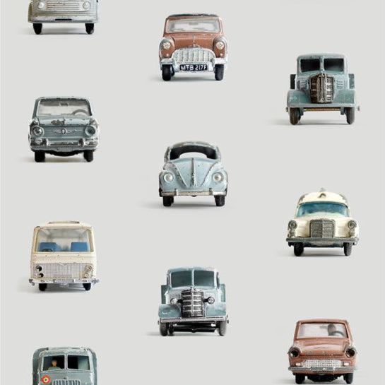Auto behang licht grijs - Studio Ditte