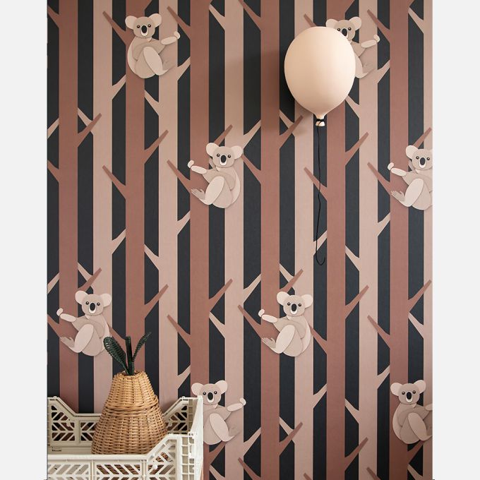 Big cats wallpaper cream - Studio Ditte