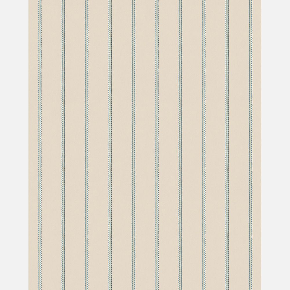 Lintjes behang Steenblauw - Studio Ditte