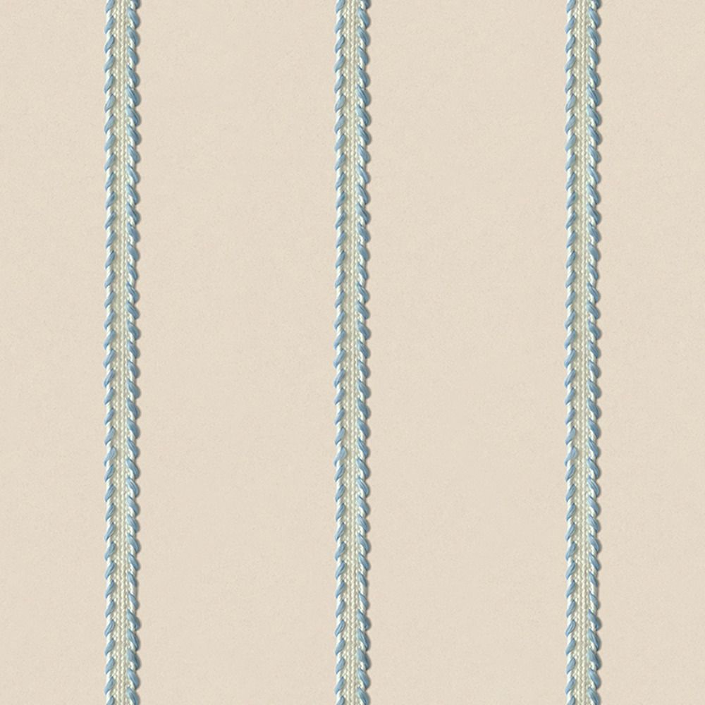 Lintjes behang Steenblauw - Studio Ditte