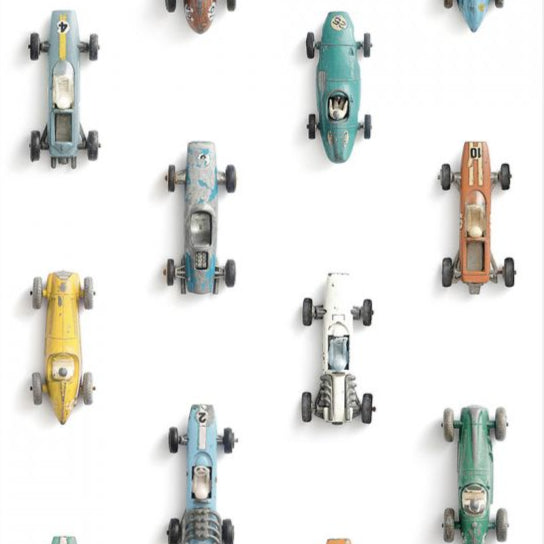 Raceauto behang - Studio Ditte