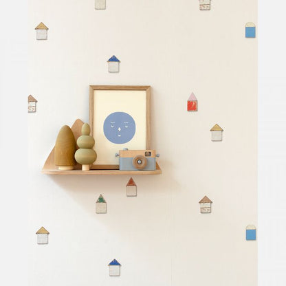 Big cats wallpaper cream - Studio Ditte