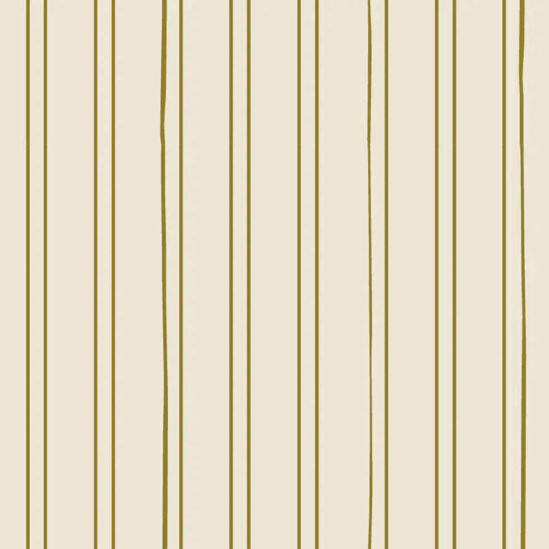 Behang Gestreept Olijf - Bibelotte