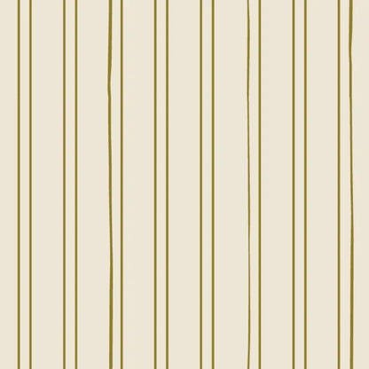 Behang Gestreept Olijf - Bibelotte