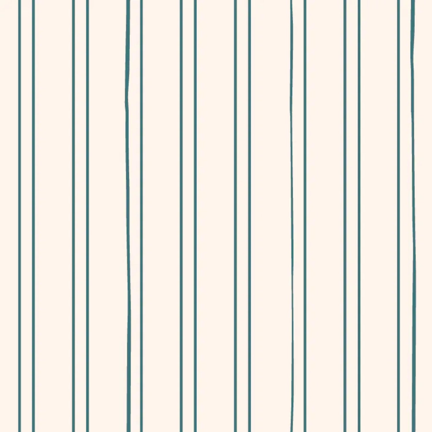Behang Gestreept Petrol - Bibelotte
