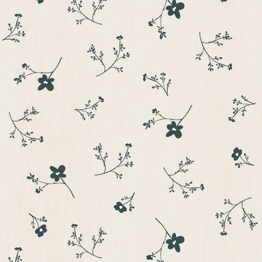 Bloemenzee groot Denim blauw - Bibelotte