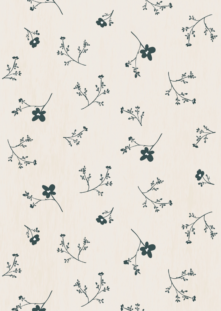 Bloemenzee groot Denim blauw - Bibelotte