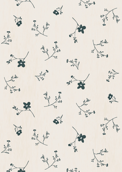 Bloemenzee groot Denim blauw - Bibelotte