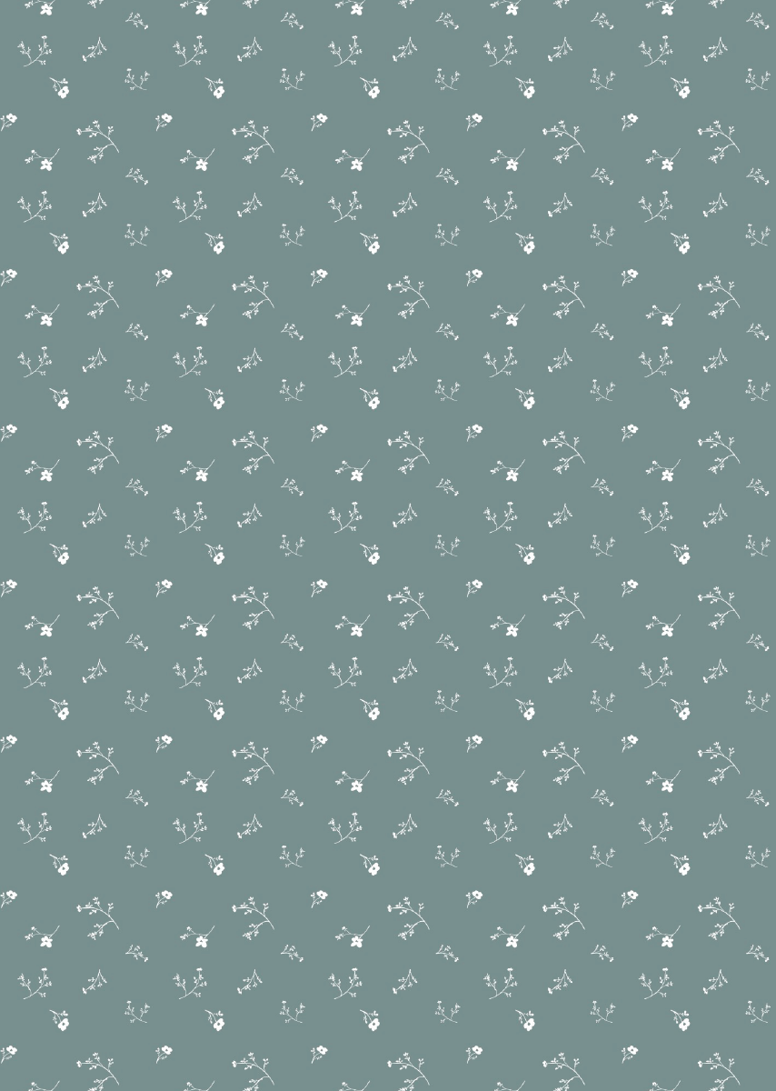 Bloemenzee klein Denim blauw - Bibelotte