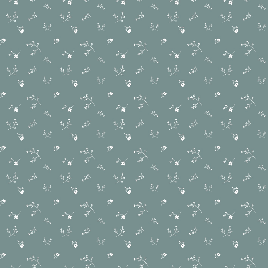 Bloemenzee klein Denim blauw - Bibelotte