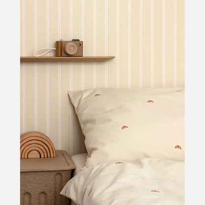 Ribbon wallpaper stone blue - Studio Ditte