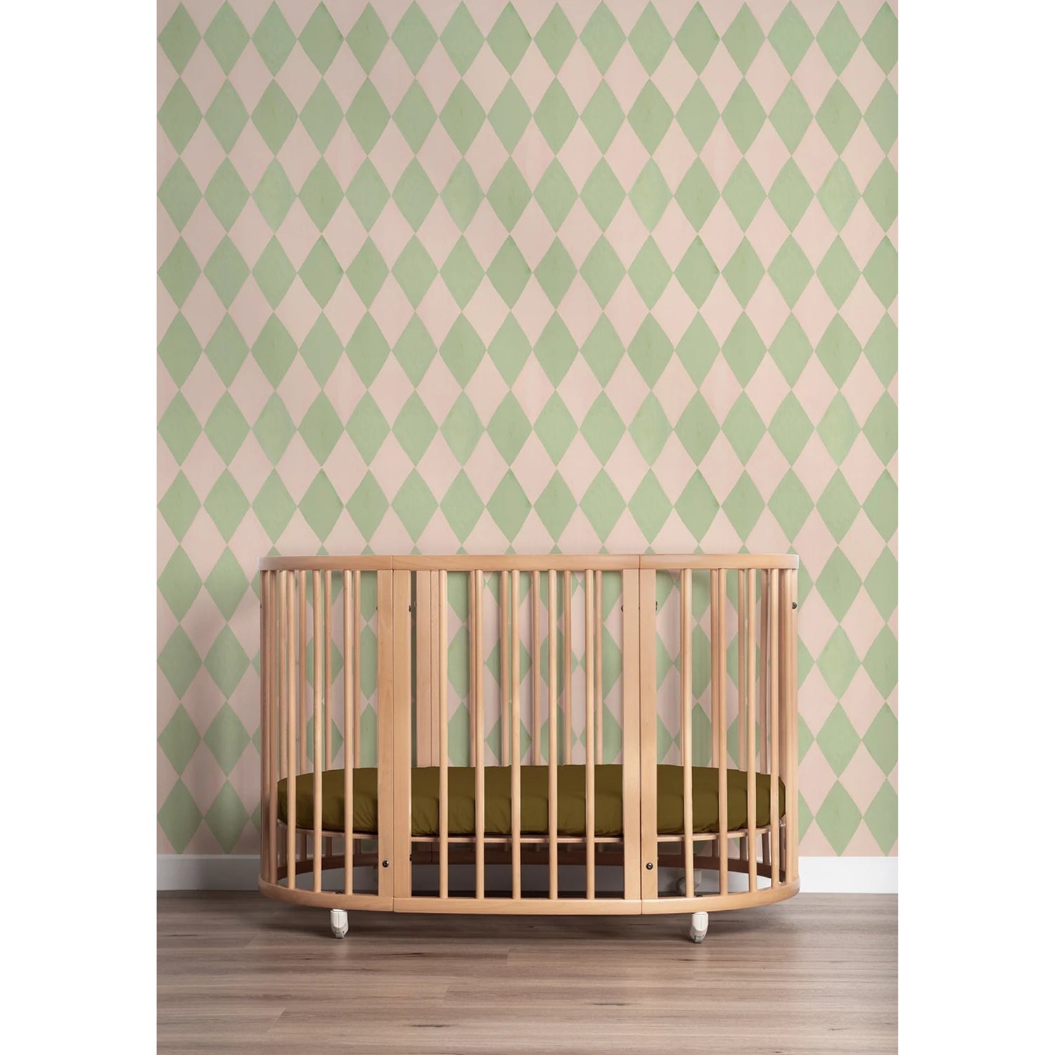 Kinderkamer behang Harlequin Mint | Meet Me at the Wall x Aniek Bartels