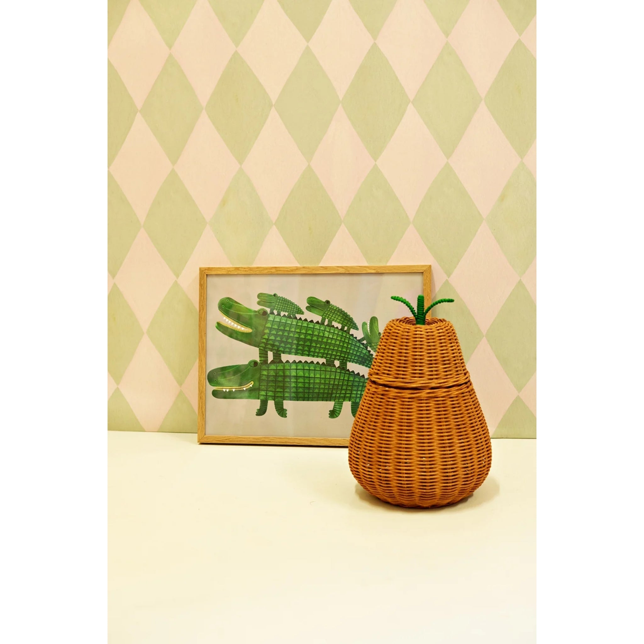 Kinderkamer behang Harlequin Mint | Meet Me at the Wall x Aniek Bartels
