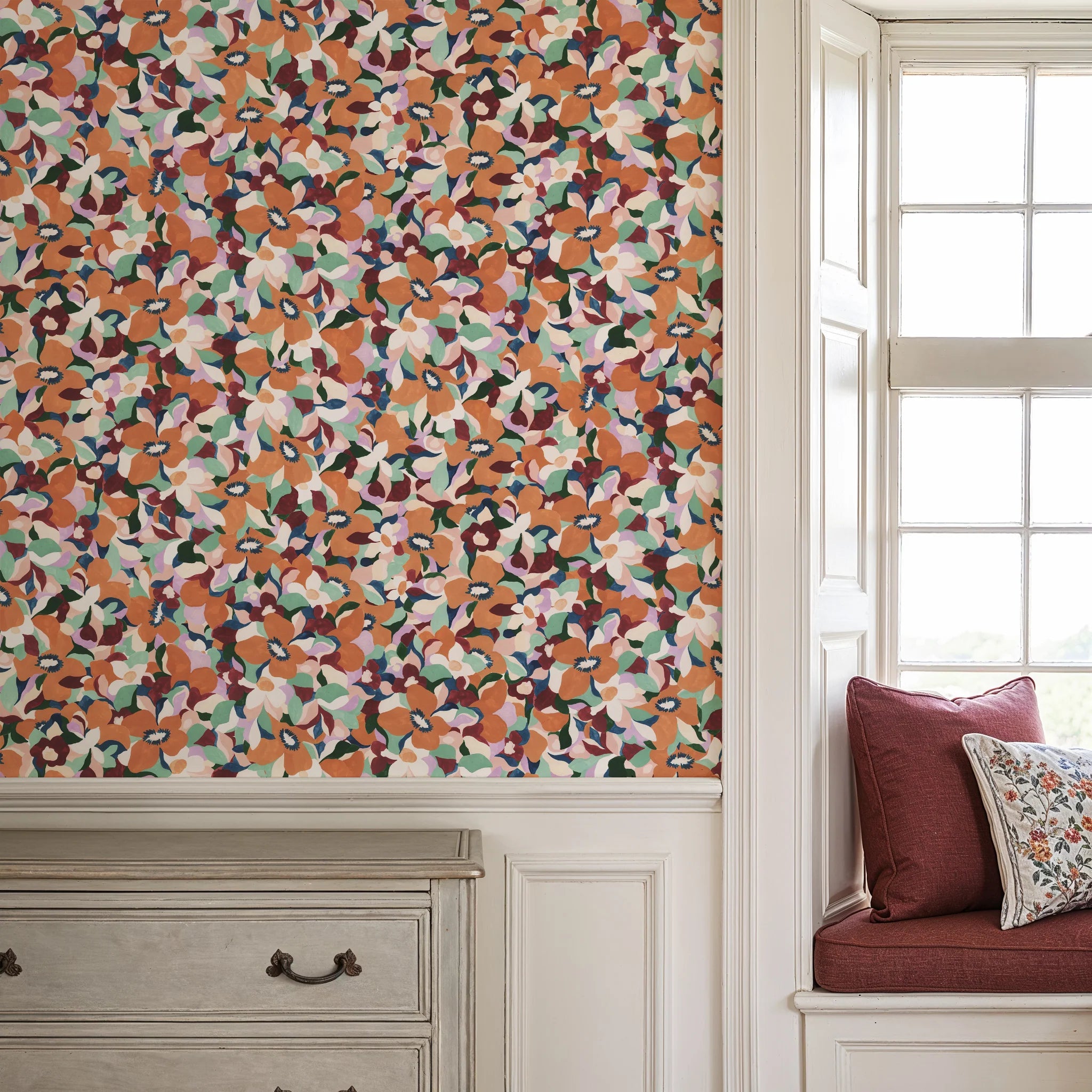 Primrose Terracotta - Summer Gray