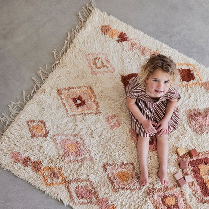 Liz Pink Aubergine rug