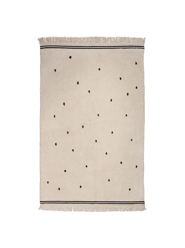 Teppich Emily Dots Creme