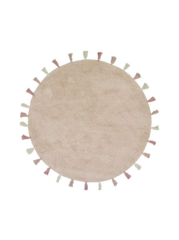 Tapis rose Sara